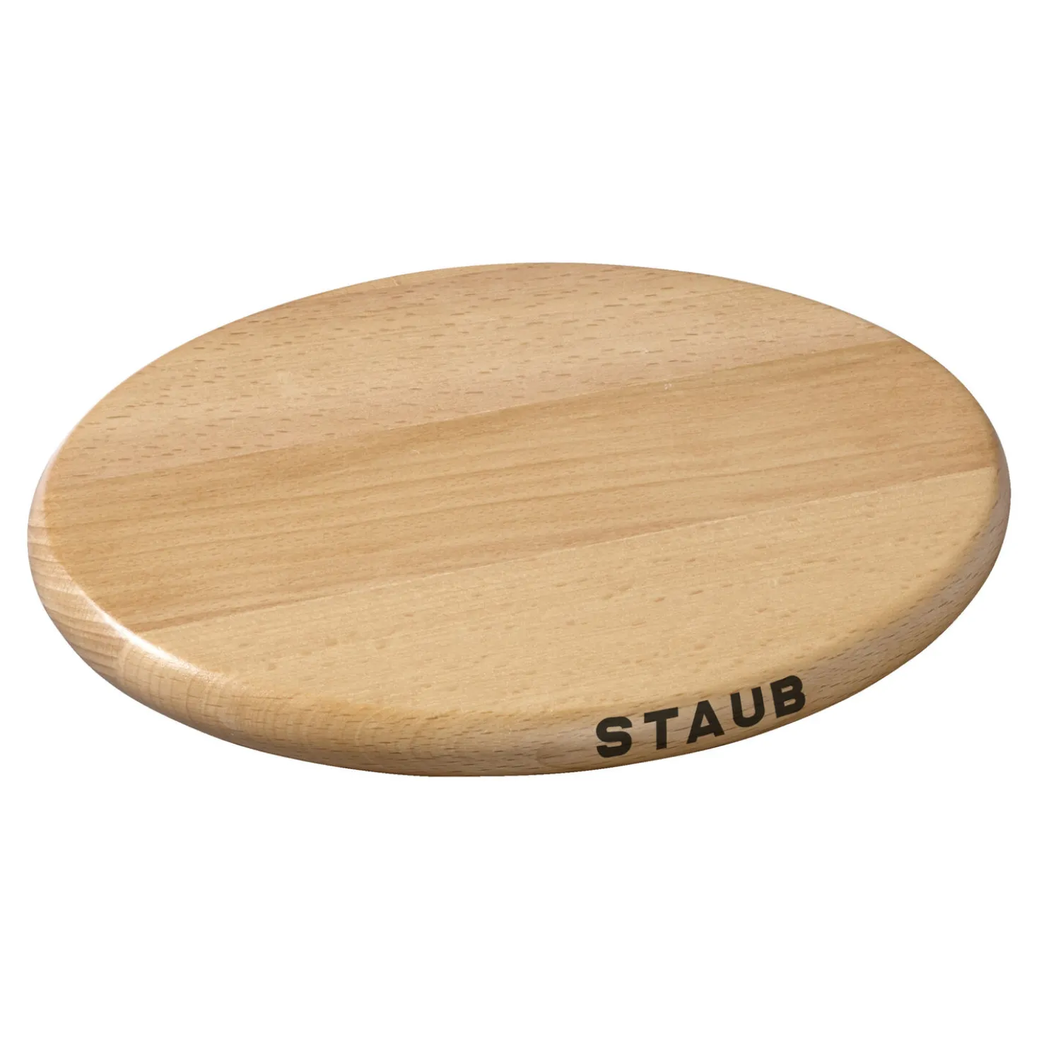 11.25 inch, Oval, Magnetic Wood Trivet, Brown