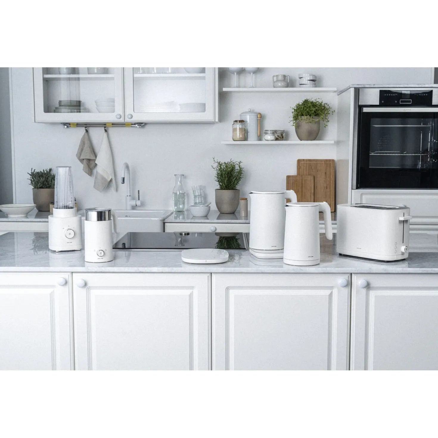 1 l, Cool Touch Electric Kettle - White