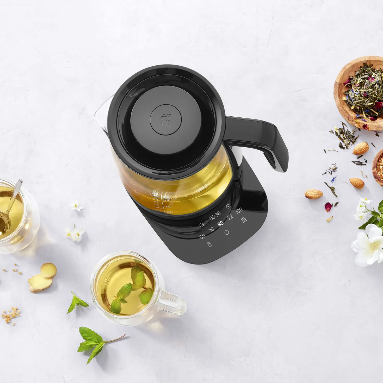 1.7 l, Glass Kettle - Black Matte