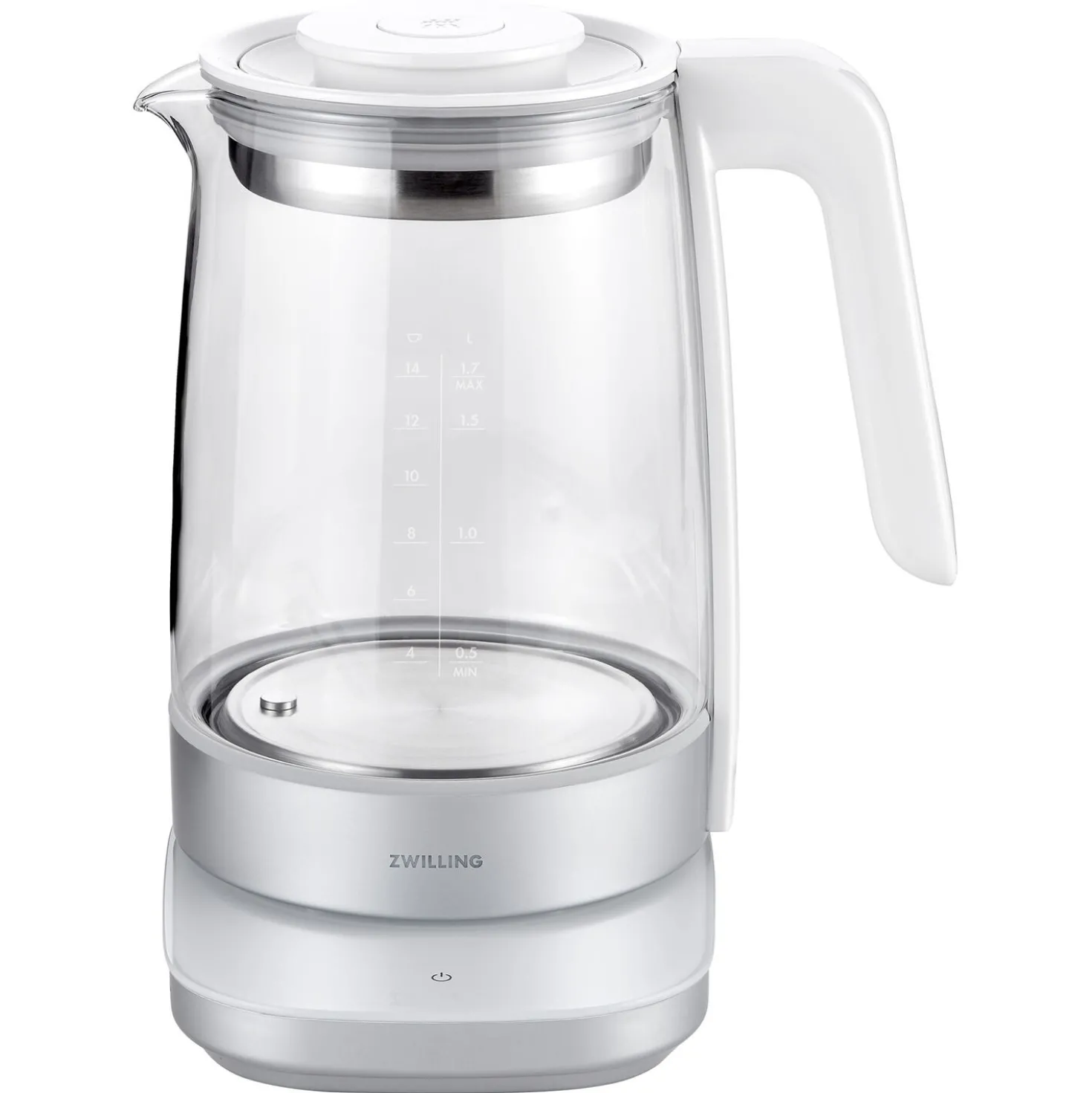 1.7 l, Glass Kettle - Silver
