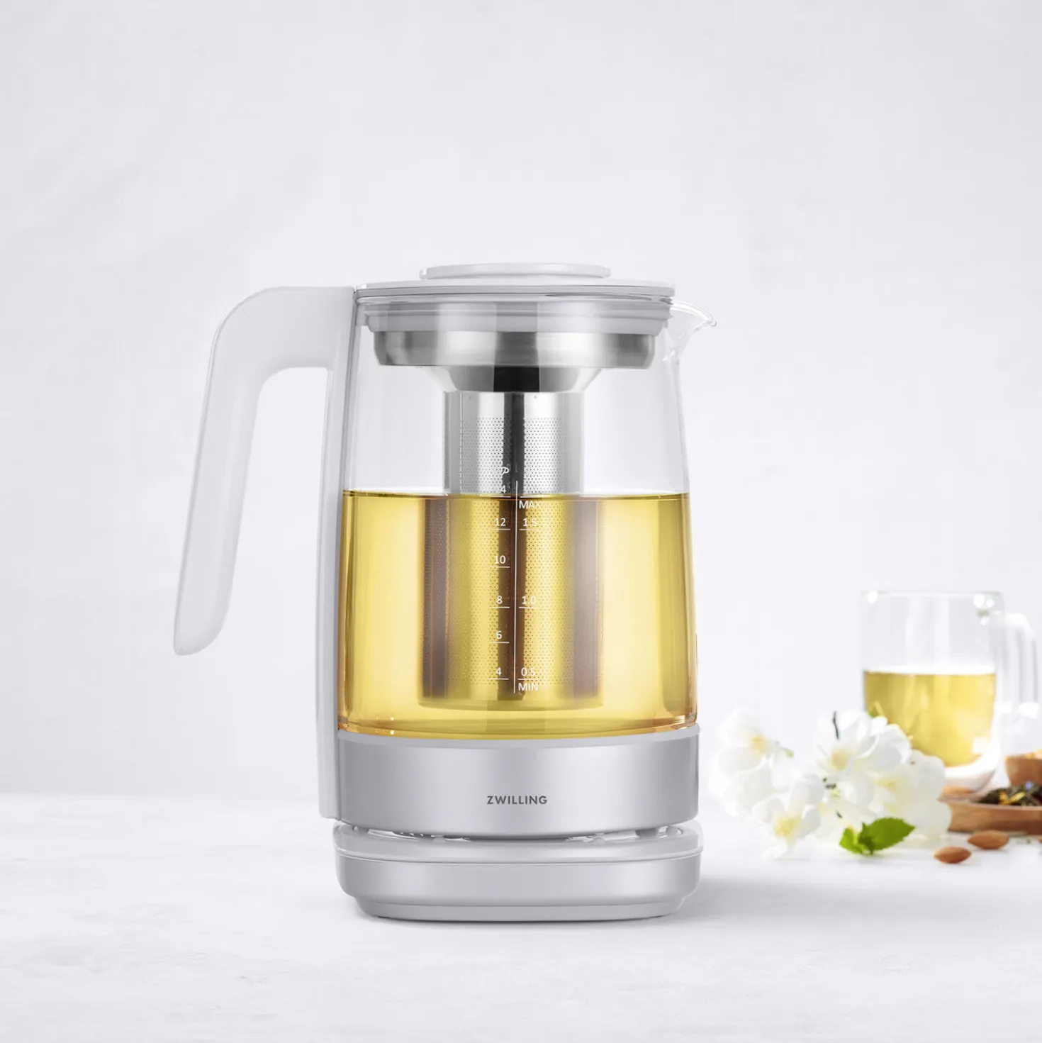 1.7 l, Glass Kettle - Silver