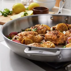 3 Ply, 14-inch, 18/10 Stainless Steel, Frying Pan