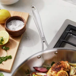 3 Ply, 14-inch, 18/10 Stainless Steel, Frying Pan