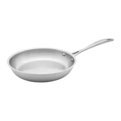 3 Ply, 9.5-inch, 18/10 Stainless Steel, Frying Pan With Glass Lid