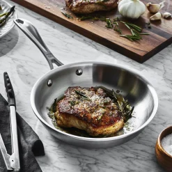 3 Ply, 8-inch, 18/10 Stainless Steel, Fry Pan