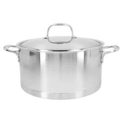8.9 qt, 18/10 Stainless Steel, Dutch Oven With Lid