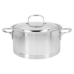 5.5 qt, 18/10 Stainless Steel, Dutch Oven With Lid