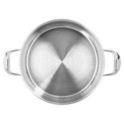 5.5 qt, 18/10 Stainless Steel, Dutch Oven With Lid