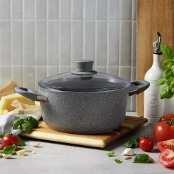 4.8 qt, Aluminum, Ceramic Nonstick Dutch Oven With Lid