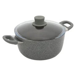 4.8 qt, Aluminum, Nonstick Dutch Oven With Lid