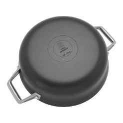 4 qt, Aluminum, Non-stick, Hard Anodized Chef's Pan