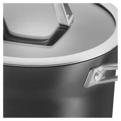 4 qt, Aluminum, Non-stick, Hard Anodized Soup Pot