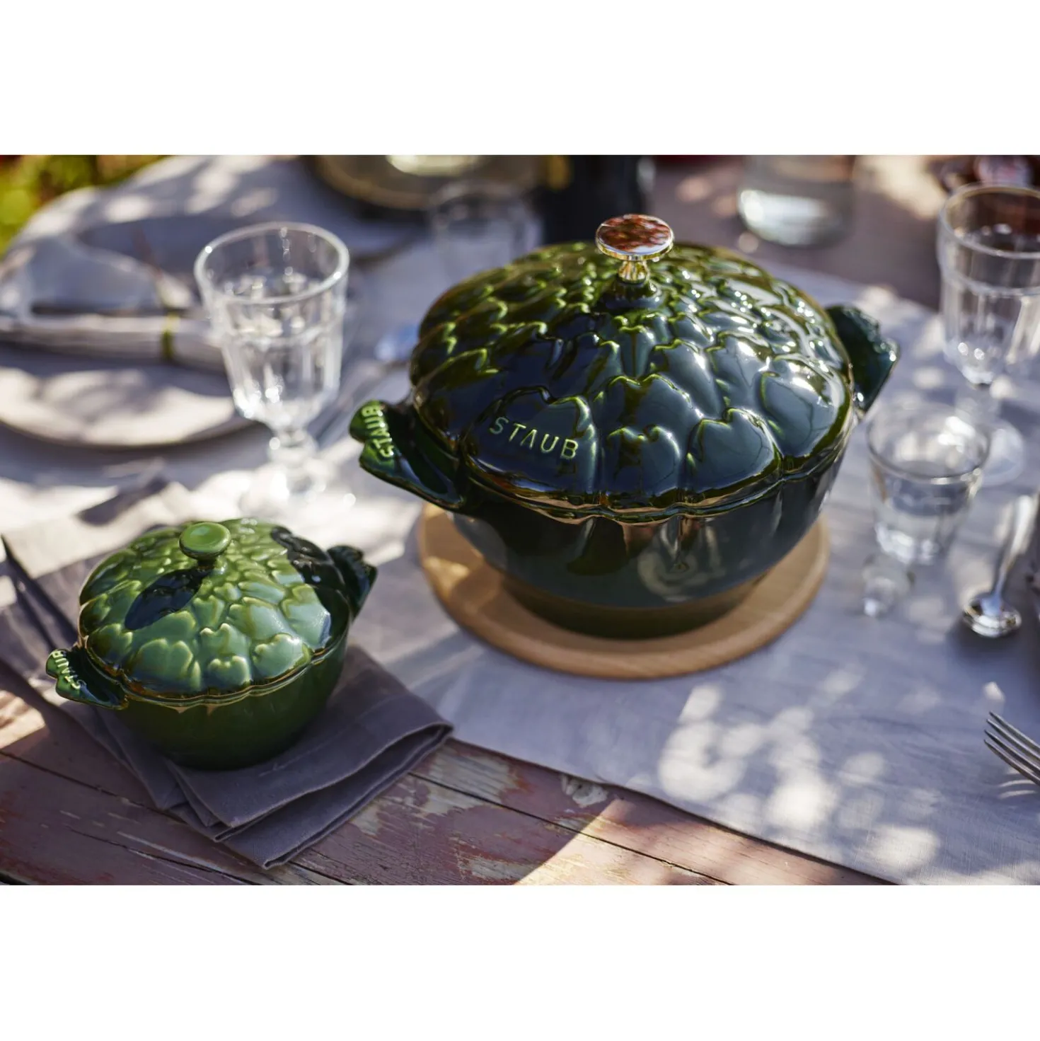 3.2 qt, Artichoke, Dutch Oven, Basil