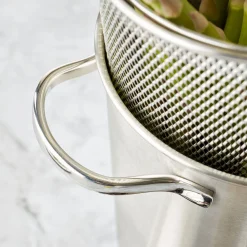 4.8 qt Asparagus/Pasta Cooker Set, 18/10 Stainless Steel
