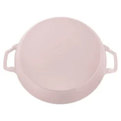 3.5 qt, Braiser With Glass Lid, Pink Peony