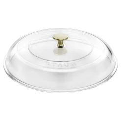 3.5 qt, Braiser With Glass Lid, Pink Peony