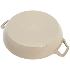 3.5 qt, Braiser With Glass Lid, Sesame