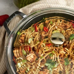 3.5 qt, Braiser With Glass Lid, Sesame