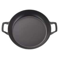 3.5 qt, Braiser With Glass Lid, Black Matte