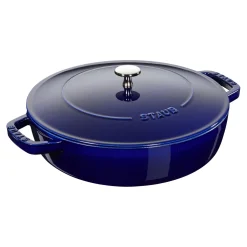 4 qt, Braiser With Lid, Dark Blue