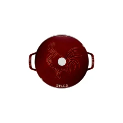 3.75 qt, Essential French Oven Rooster Lid, grenadine