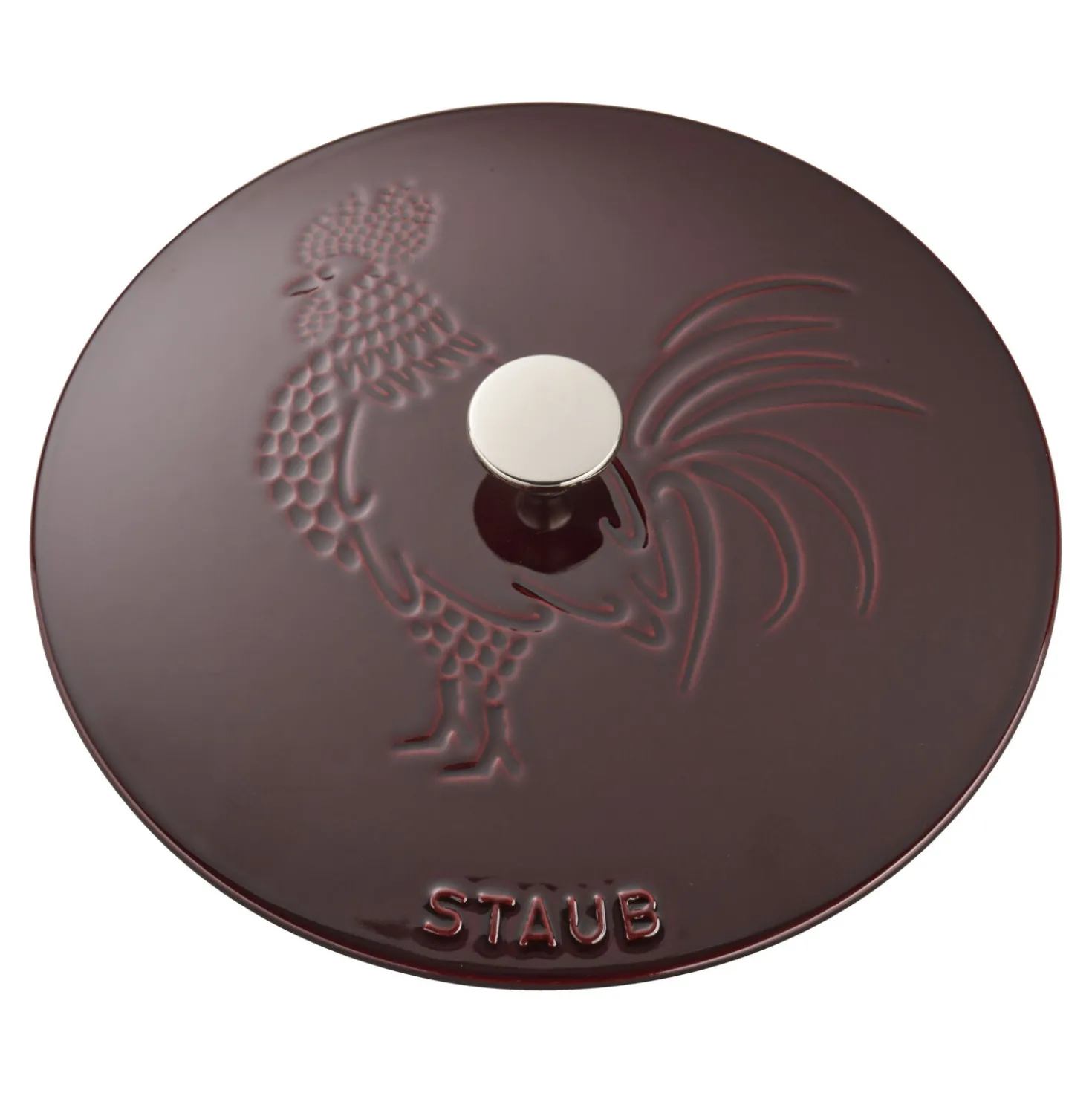 3.75 qt, Essential French Oven Rooster Lid, grenadine