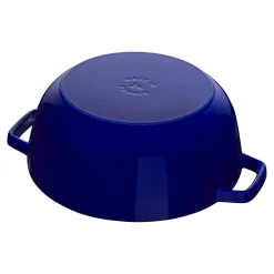 3.75 qt, Essential French Oven Lilly Lid, dark blue