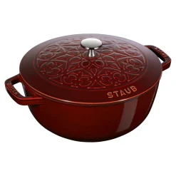 3.75 qt, Essential French Oven Lilly Lid, grenadine