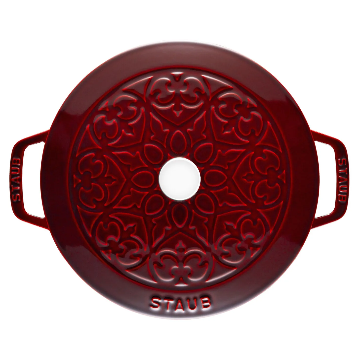 3.75 qt, Essential French Oven Lilly Lid, grenadine