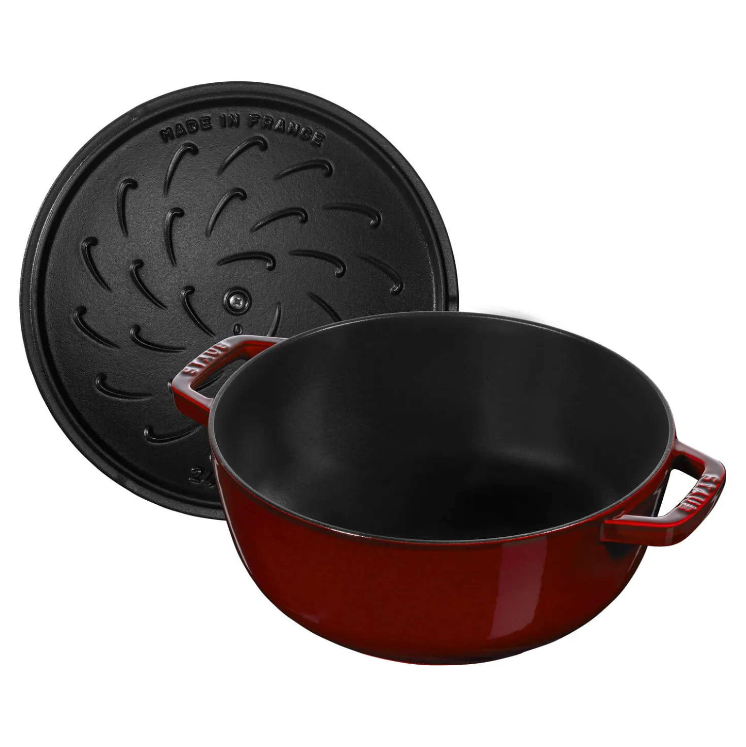3.75 qt, Essential French Oven Lilly Lid, grenadine