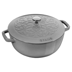 3.75 qt, Essential French Oven Lilly Lid, graphite grey
