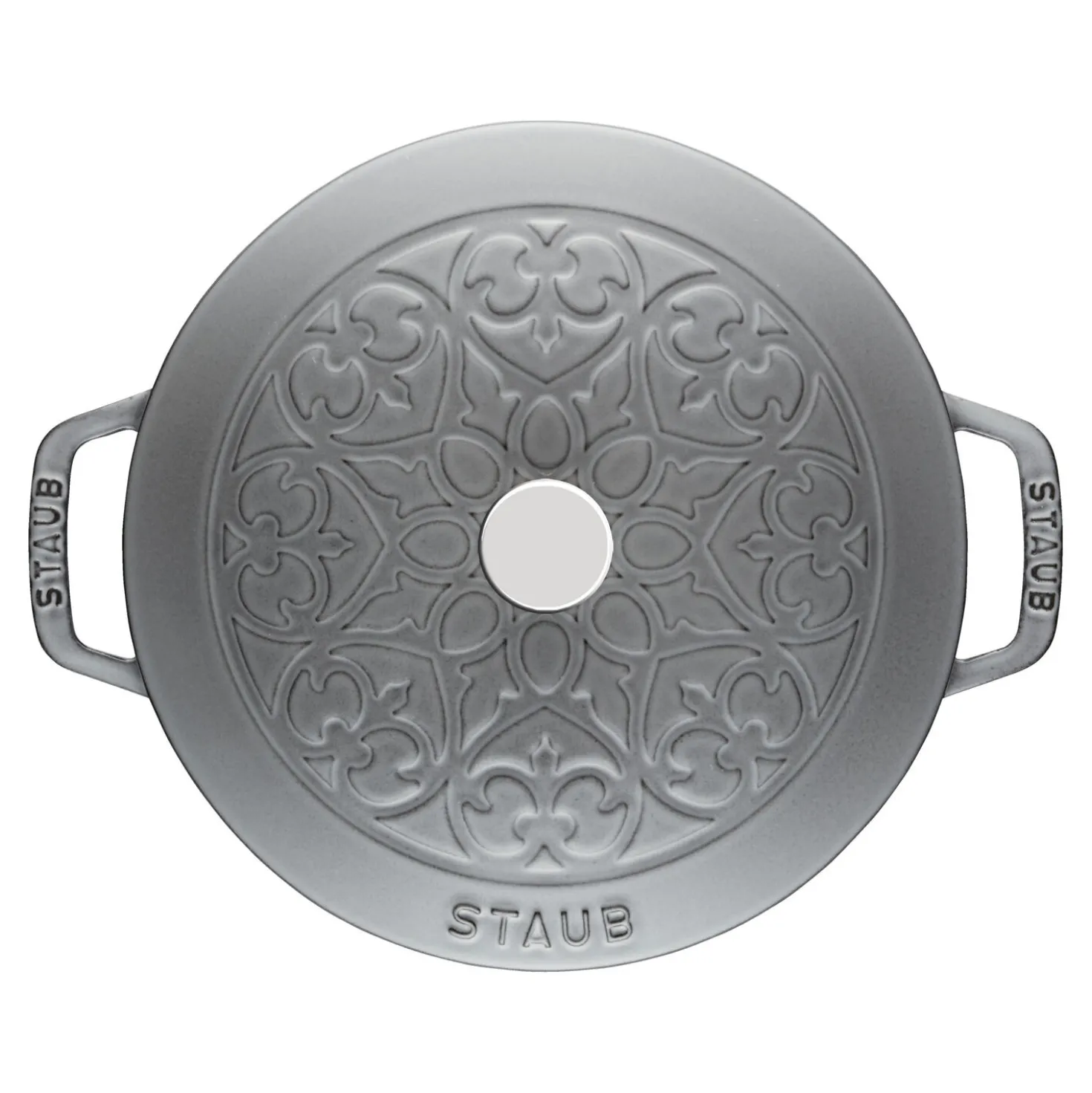 3.75 qt, Essential French Oven Lilly Lid, graphite grey