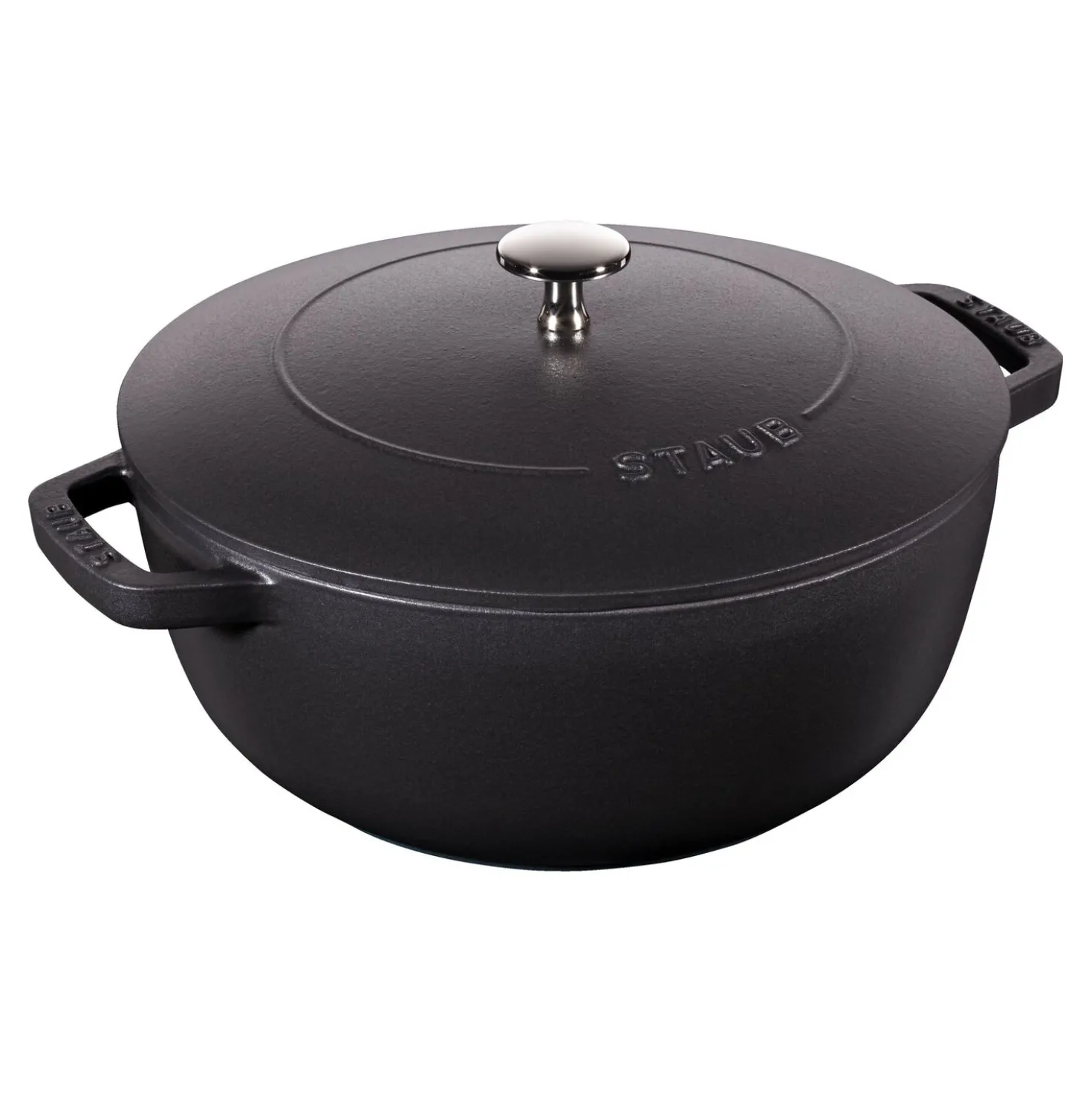 3.75 qt, French oven, black matte - Factory Second