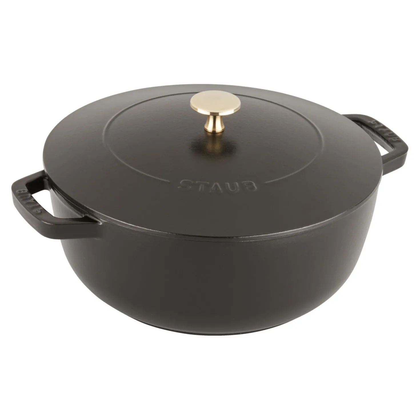 3.75 qt, French oven, black matte - Factory Second