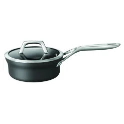1.5 qt Hard Anodized Sauce Pan With Lid Nonstick, Aluminum