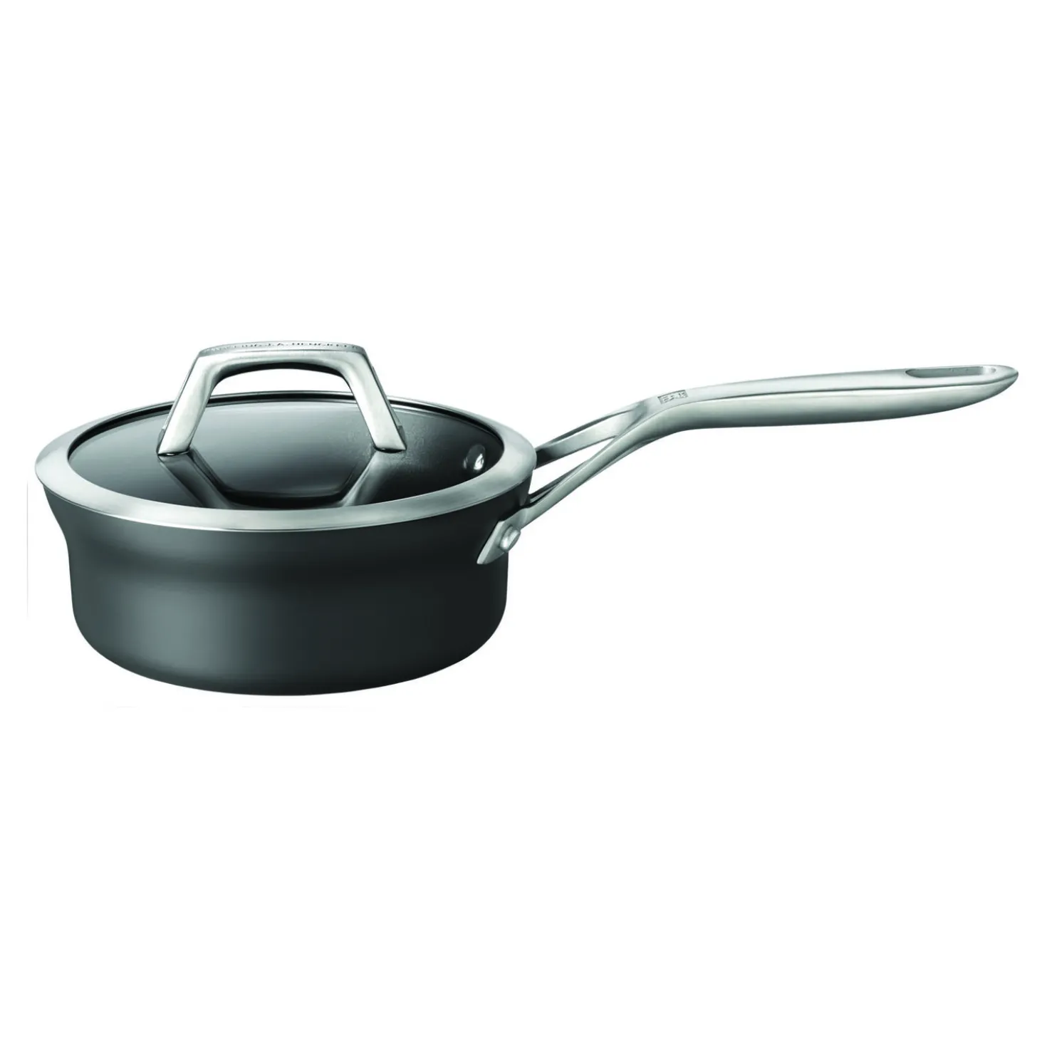 1.5 qt Hard Anodized Sauce Pan With Lid Nonstick, Aluminum