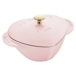 1.75 qt, Heart, Dutch Oven, Pink Peony