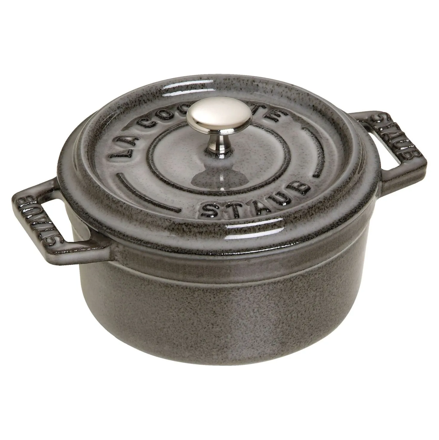 0.275 qt, Mini Round Dutch Oven, graphite grey