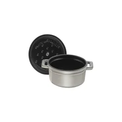 0.275 qt, Mini Round Dutch Oven, graphite grey
