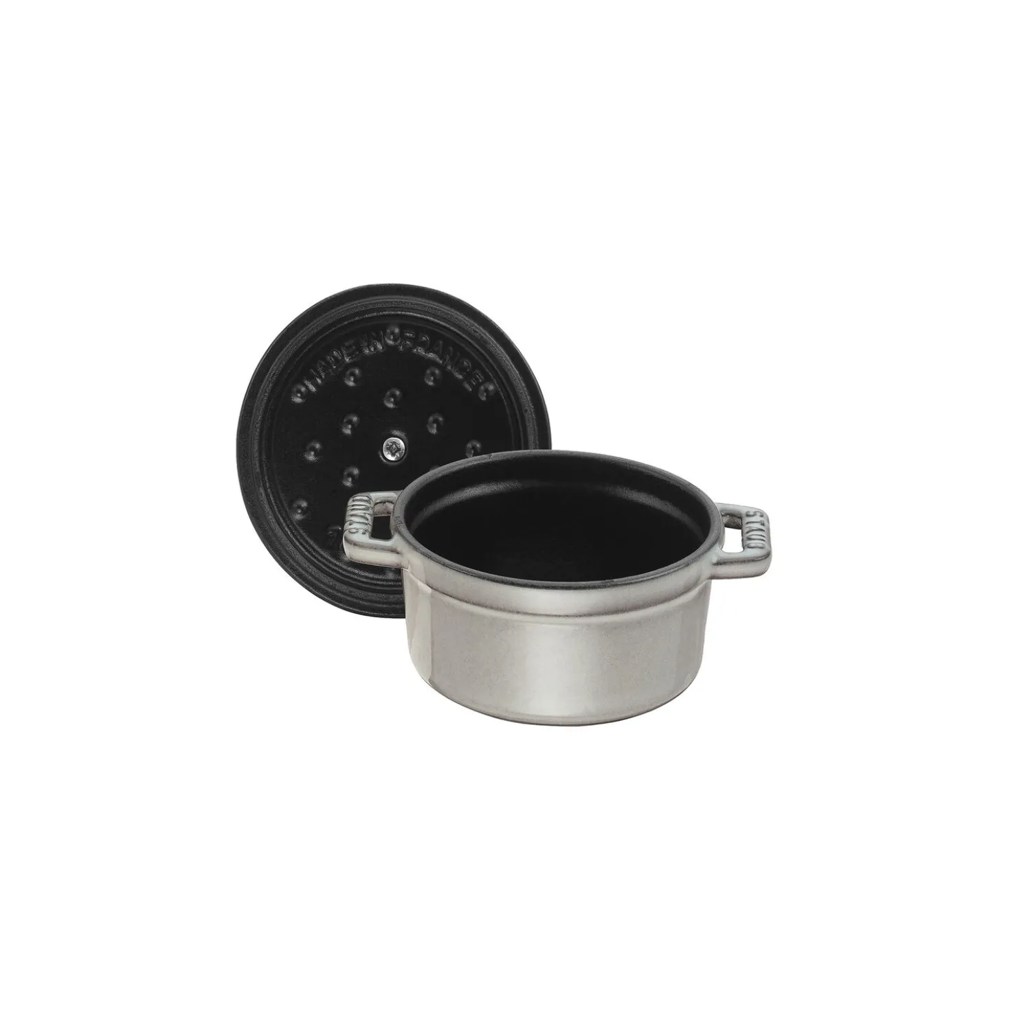 0.275 qt, Mini Round Dutch Oven, graphite grey