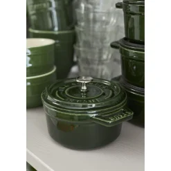 0.275 qt, Mini Round Dutch Oven, basil