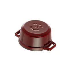 0.275 qt, Mini Round Dutch Oven, grenadine