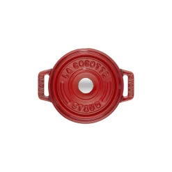 0.275 qt, Mini Round Dutch Oven, cherry