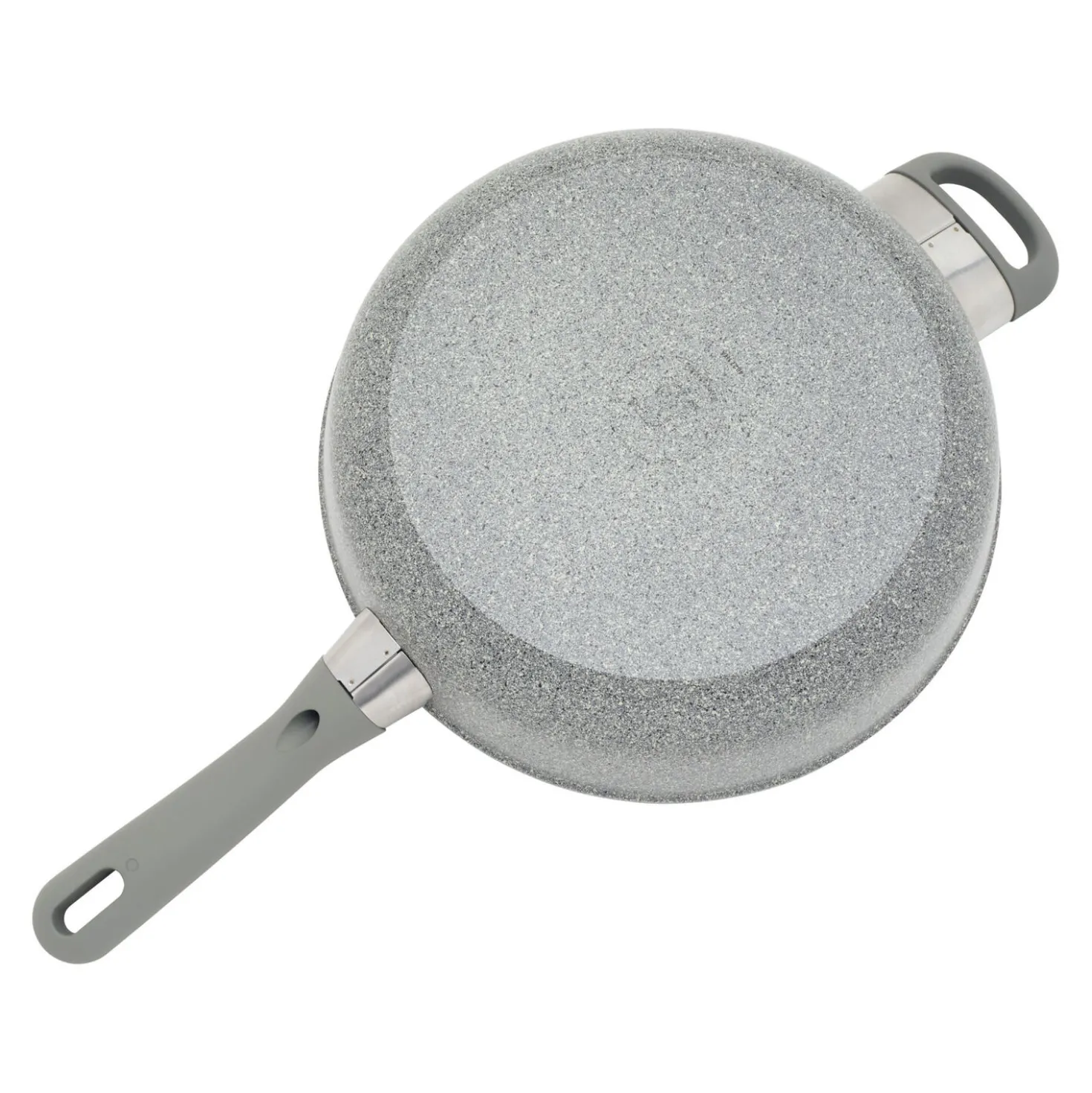 3.9 qt Nonstick Sauté Pan With Lid And Helper Handle, Aluminum