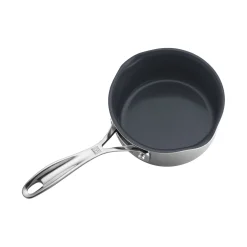 1 qt, Non-stick, Stainless Steel Ceramic Saucepan