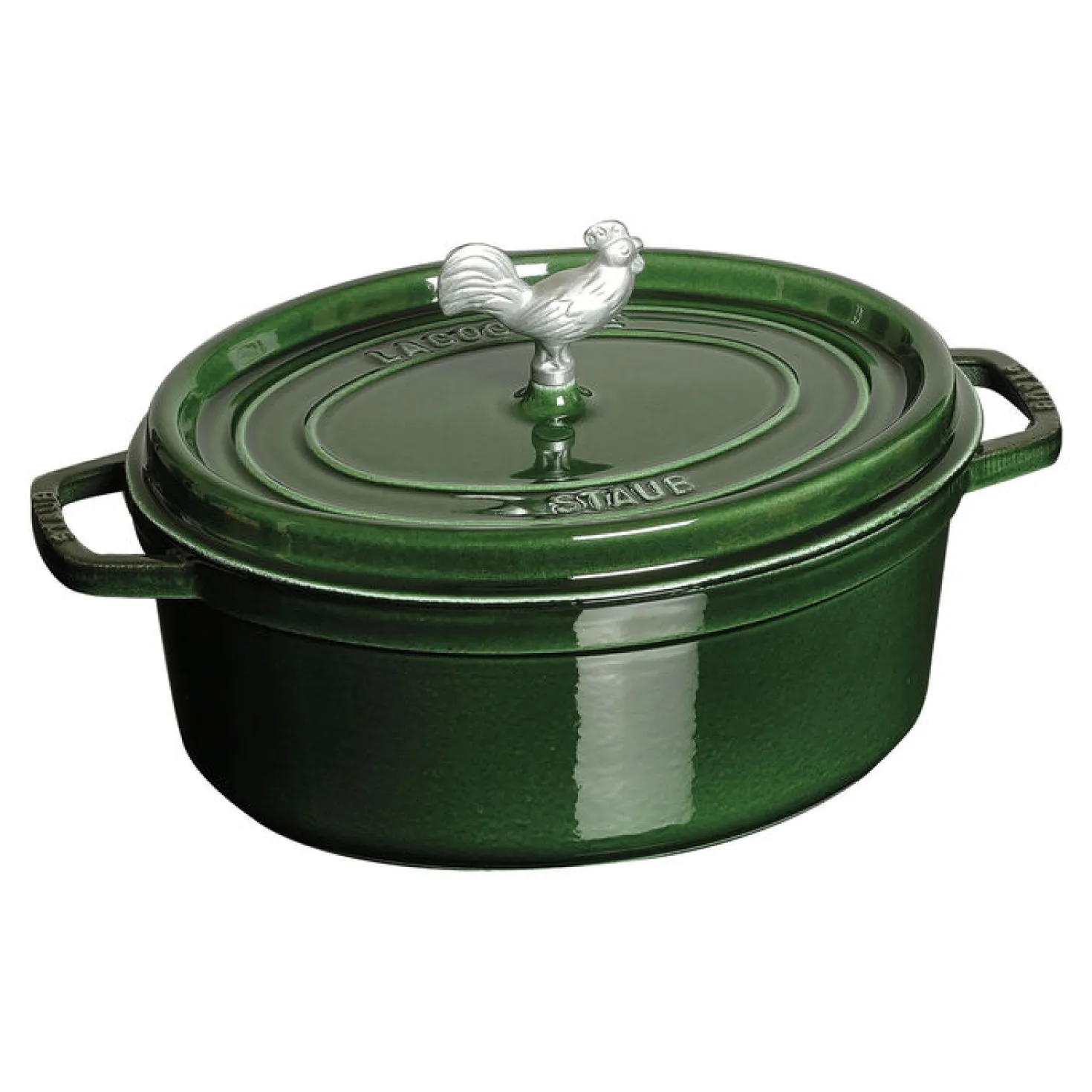 5.75 qt, Oval, Coq Au Vin Dutch Oven, Basil