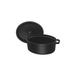 1.1 qt, Oval, Dutch Oven, Black Matte