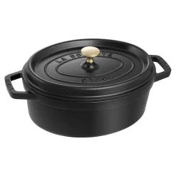 5.75 qt, Oval, Dutch Oven, Black Matte