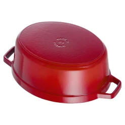 5.75 qt, Oval, Dutch Oven, Cherry - Factory Second