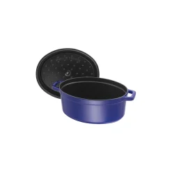 5.75 qt, Oval, Dutch Oven, Dark Blue
